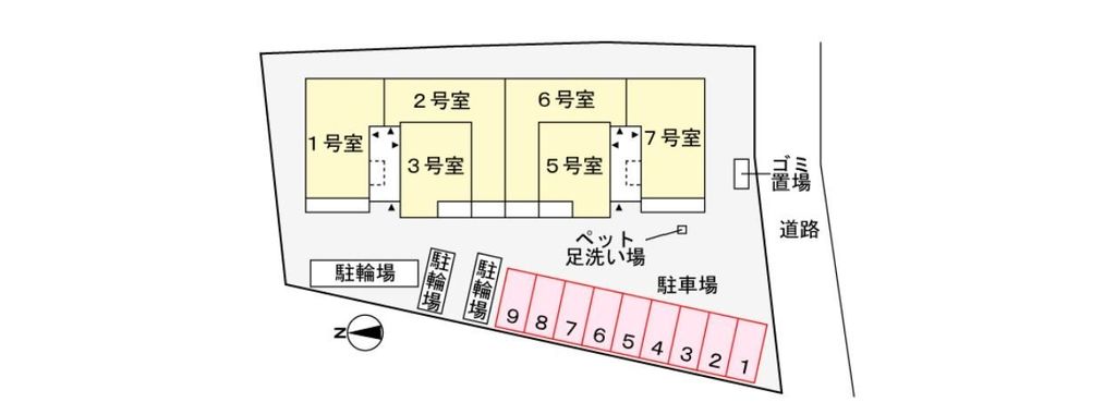 駐車場　間取図