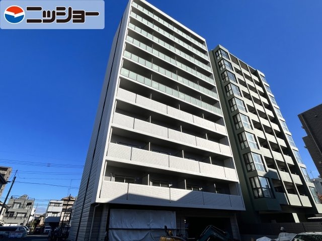 建物外観　実際の建築現場の写真です