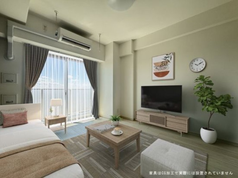 居室・リビング　画像内の家具・家電はＣＧ加工をしています。