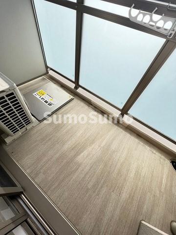 バルコニー　お洗濯にも便利なバルコニー付き