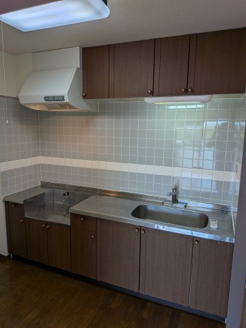 キッチン　ガスコンロもおけるキッチンです。