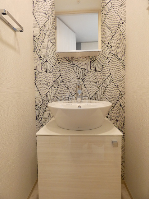 洗面設備　※別のお部屋の写真です