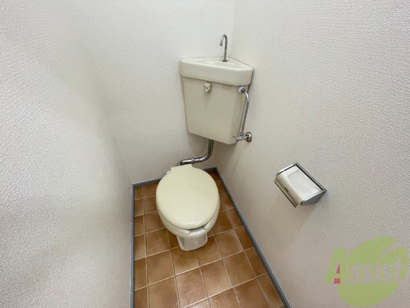 トイレ　トイレはこちらになります。清潔感を保ちましょう。