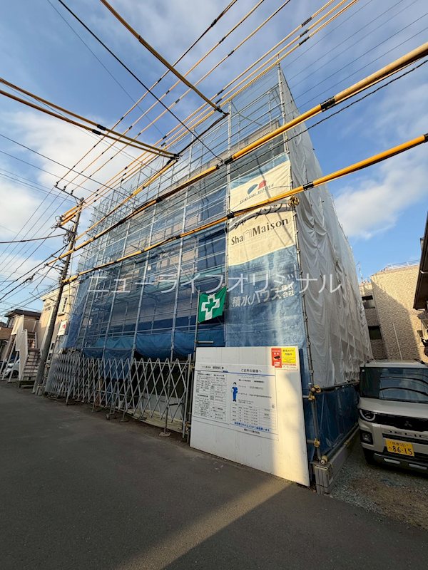 建物外観　高い耐震性能を備えた積水ハウス施工の賃貸マンションです。