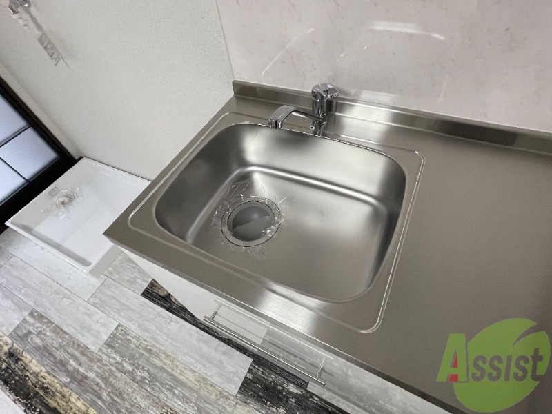 洗面設備　歯磨きもしっかり出来ますね、嬉しいです。