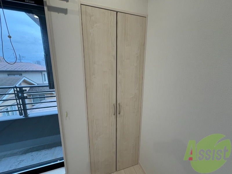 収納　ここに収納があります。収納があると部屋が広く使えます。