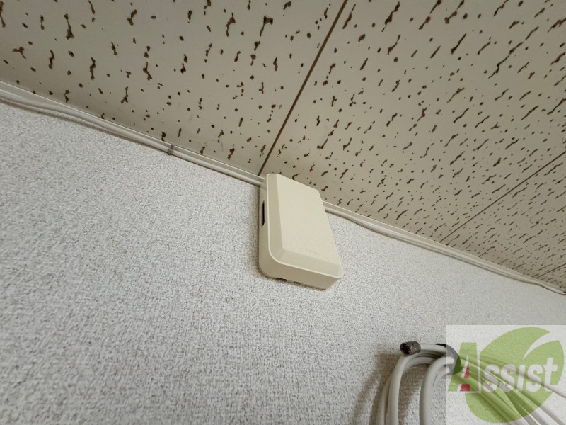 バルコニー　来客時にはこちらのチャイムが鳴りますよ。