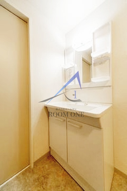 洗面設備　洗面台です。