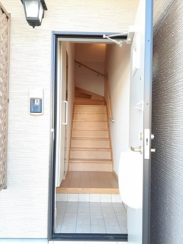 玄関　ゆったりとした玄関です