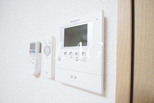 セキュリティ　モニター付きインターフォンです。