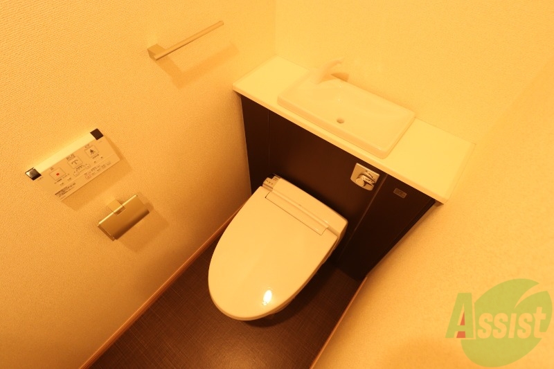 トイレ　快適に使用できる、清潔感にこだわったトイレです。