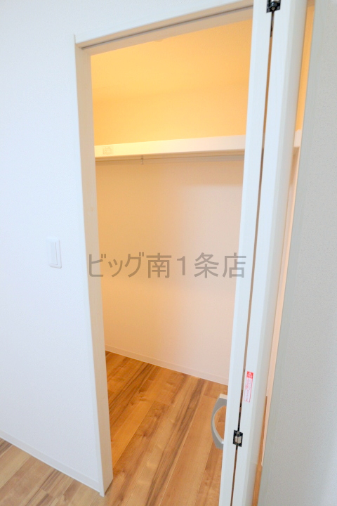 収納　収納力抜群のウォークインクローゼット♪