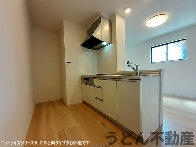 キッチン　うどん県のお部屋探しはうどん不動産へ うどんちゃんとLINE
