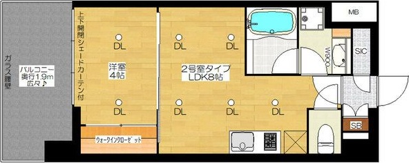 ブエナビスタ梅田ノースの間取り写真