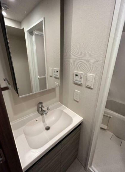 洗面設備　写真は同タイプ住居です。