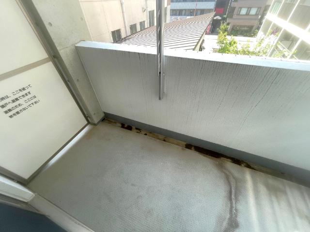 バルコニー　実際のお部屋の写真です。