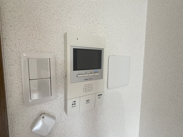 セキュリティ　モニター付きインターホンです