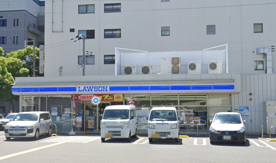 コンビニ　ローソン新町四丁目店（コンビニ）まで281m