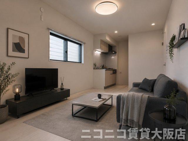 居室・リビング　CG画像です。家具家電付きではありません