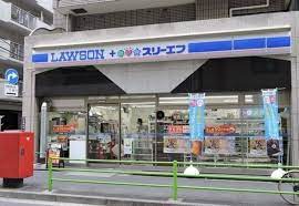 コンビニ　ローソン・スリーエフ日本橋中洲店（コンビニ）まで156m
