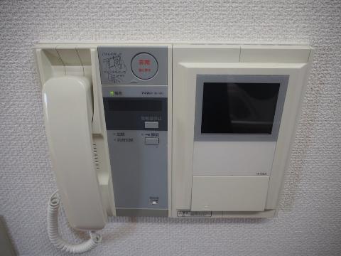 セキュリティ　カメラ付インターホン（イメージ）