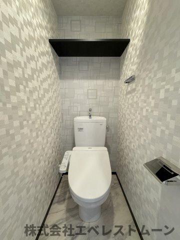 トイレ　ゆったりとした空間のトイレです