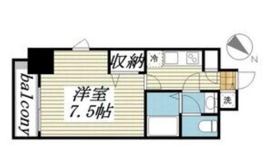 メゾン・ド・ヴィレ日本橋浜町の間取り写真