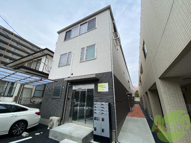 建物外観　宮城県仙台市宮城野区原町２丁目「アンソレイユ原町」