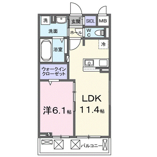 リオラ Iの間取り写真