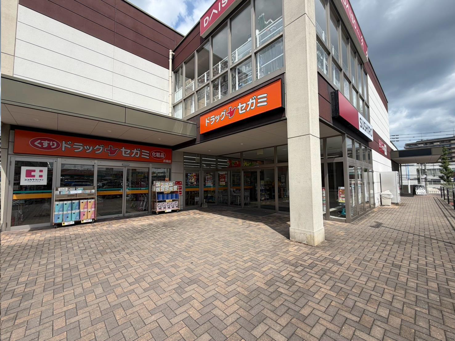 ドラックストア　ドラッグセガミ井堀店（ドラッグストア）まで300m
