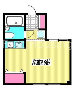 ＪＲ中央線 高円寺駅 徒歩4分 3階建 築33年の間取り写真