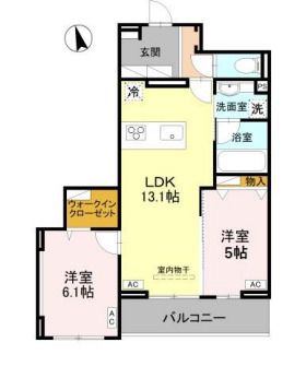 RESIDENCE KAZE 楓の間取り写真