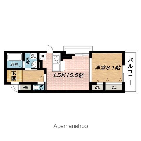 近鉄大阪線 名張駅 徒歩12分 3階建 築4年の間取り写真