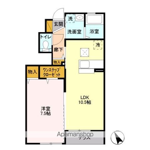 シャンティの間取り写真
