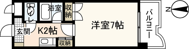 ジュネス山城の間取り写真