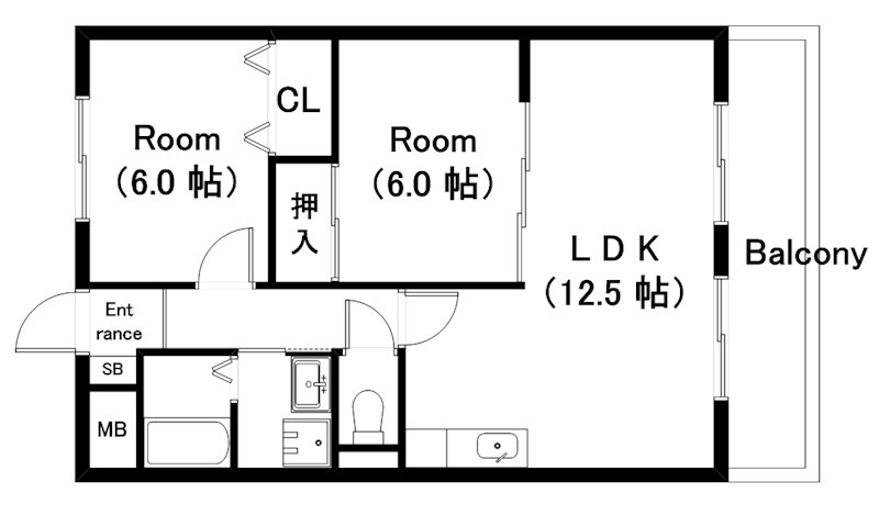 エスポワールの間取り写真