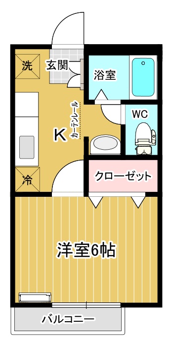 アントラーズ春日Bの間取り写真