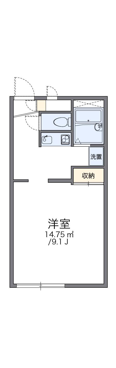 ＪＲ中央線 甲府駅 バス乗車時間：35分 最寄りバス停で下車 徒歩19分 2階建 築26年の間取り写真