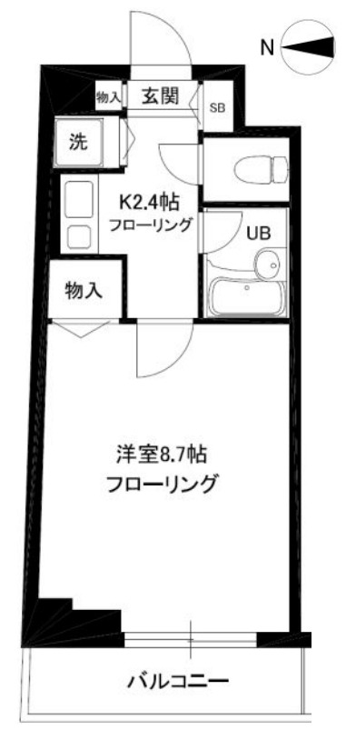 S.K.Yマンションの間取り写真