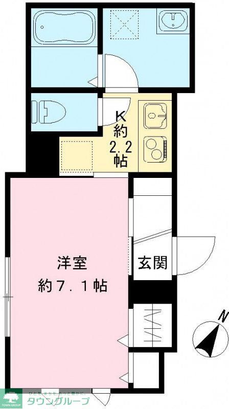 ミラコルド三軒茶屋の間取り写真
