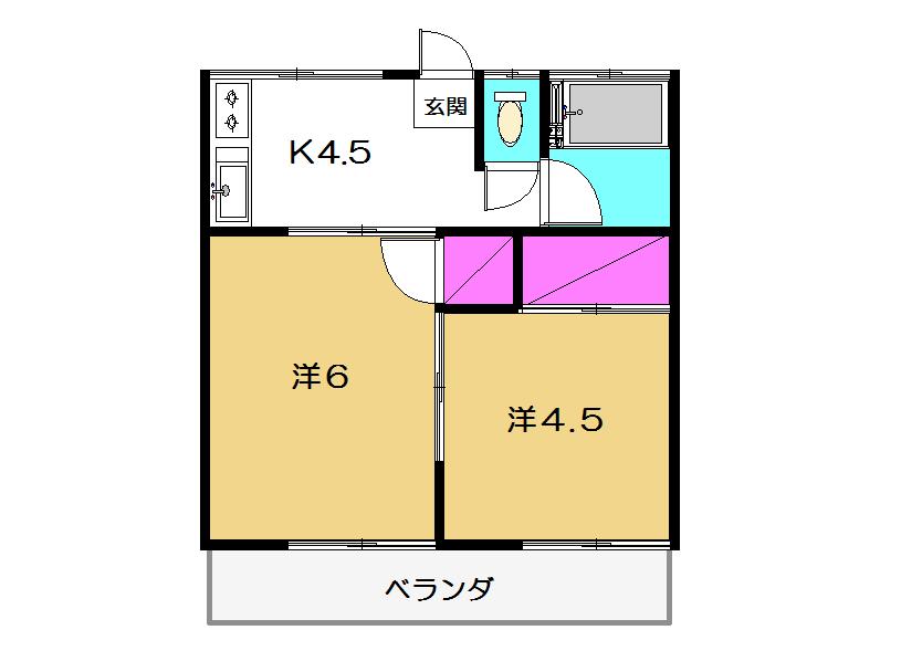 町田ハイツの間取り