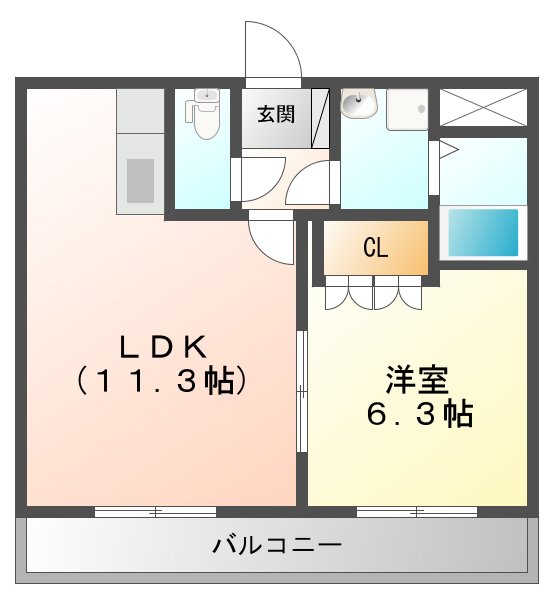 ピアリーの間取り