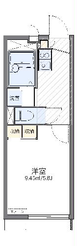 レオパレスドミール　別府の間取り