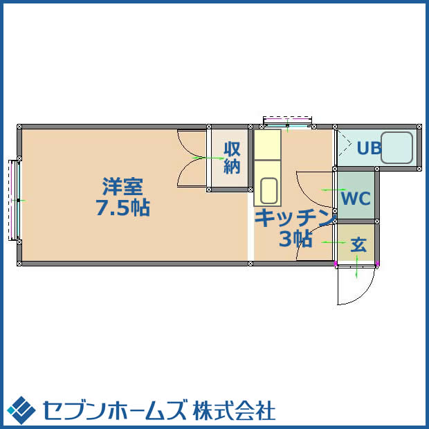 ラーラ元町一号館の間取り