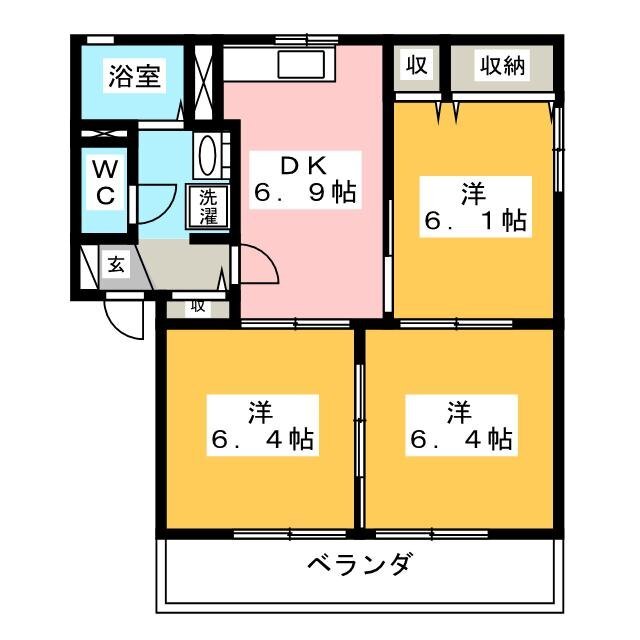 ボナール４５の間取り