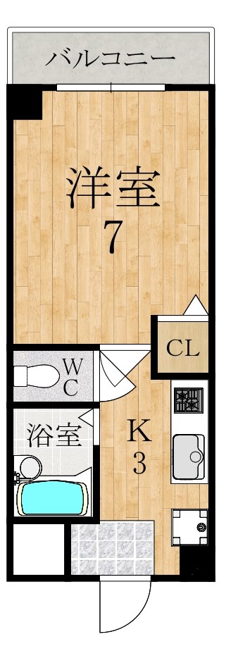 カルボ奈良の間取り