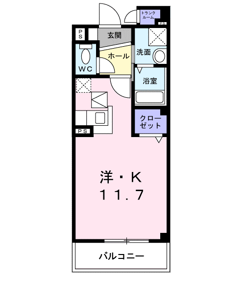 タイムズ　アヴェニューの間取り