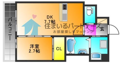 RESIDENCE花畑の間取り