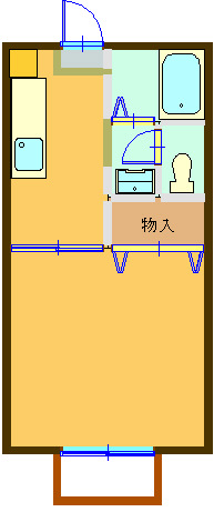 コーポ泉の間取り