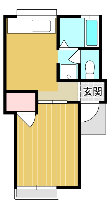 ラフォーレ石岡Ｂ棟Bの間取り